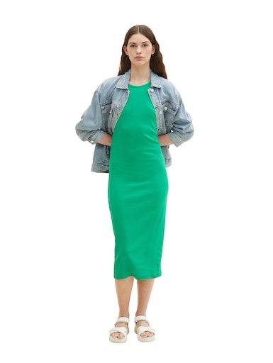 TOM TAILOR Denim Neckholderkleid mit Neckholder Ausschnitt