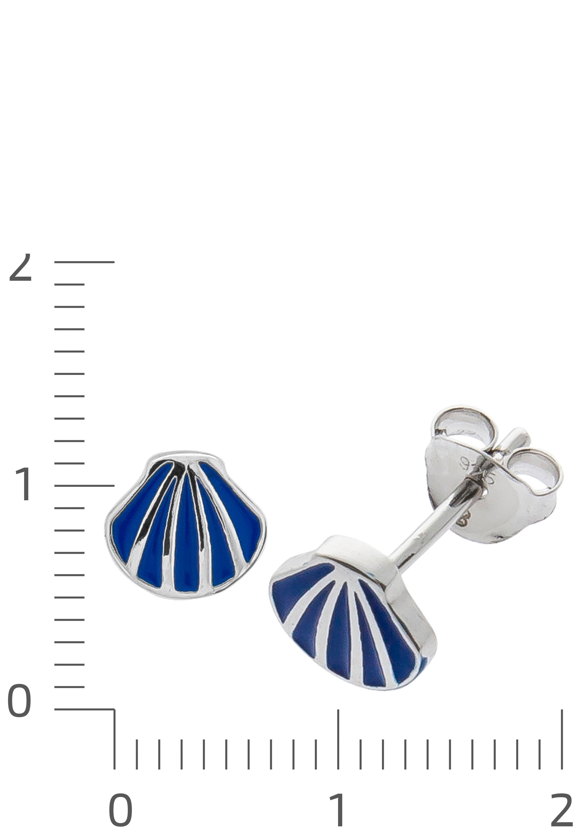 Firetti Paar Ohrstecker »Schmuck Geschenk Silber 925 Ohrschmuck Muscheln«, mit Lack