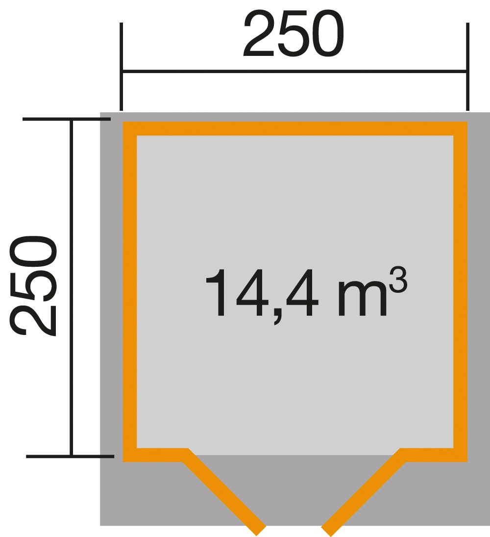 weka Gartenhaus »132 Premium«