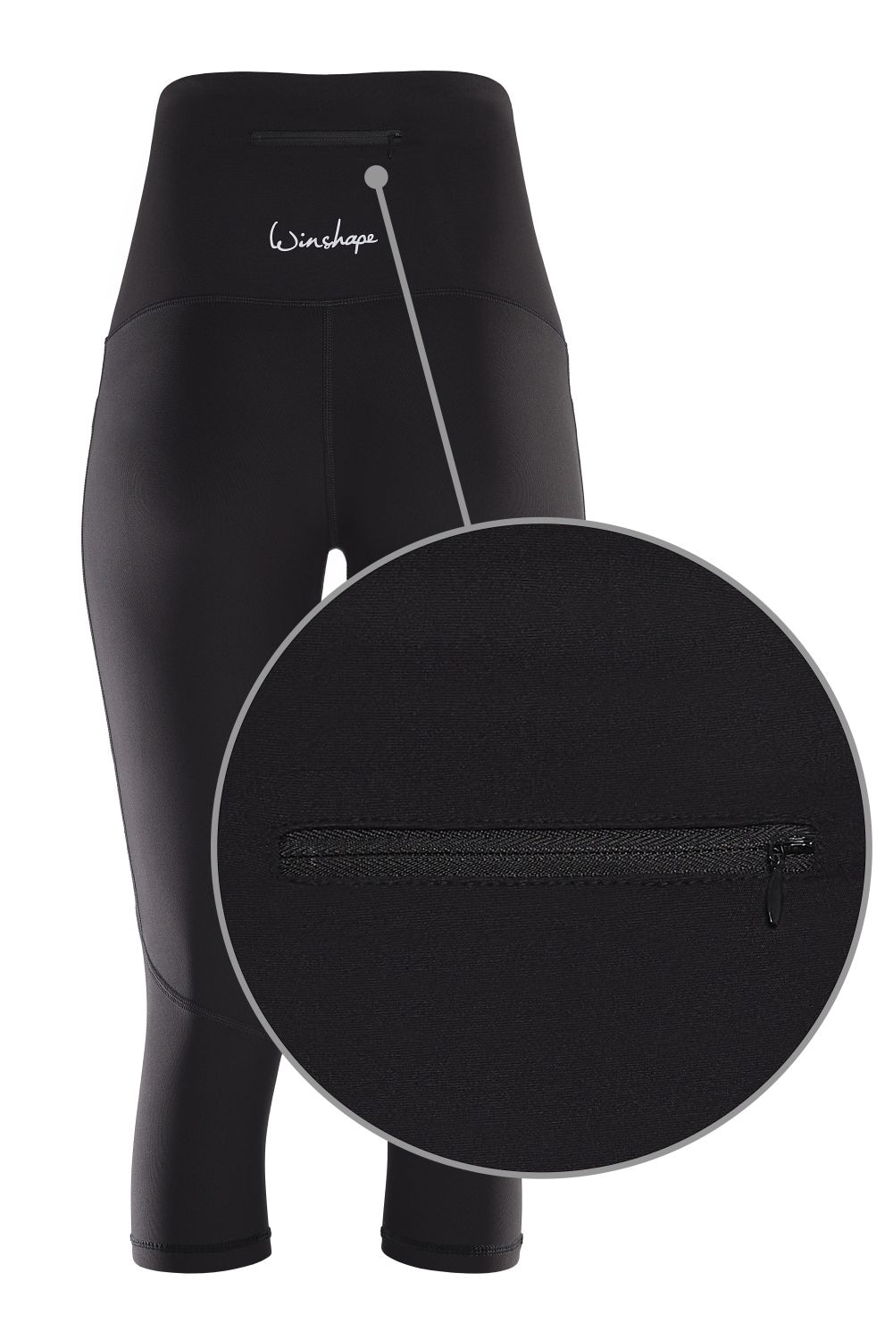 Winshape Leggings »¾-Functional Comfort HWL215C«, High Waist mit praktischen Taschen