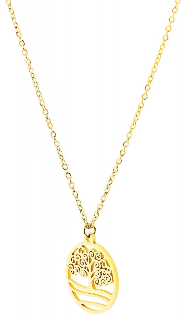 Adelia´s Kette mit Anhänger »Adelia's Damen Edelstahl Halskette mit Anhänger Baum des Lebens«