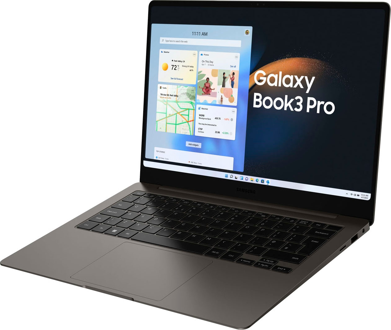 Samsung Notebook »Galaxy Book3 Pro«, 35,56 cm, / 14 Zoll, Intel, Core i7, Iris® Xᵉ Graphics, 512 GB SSD