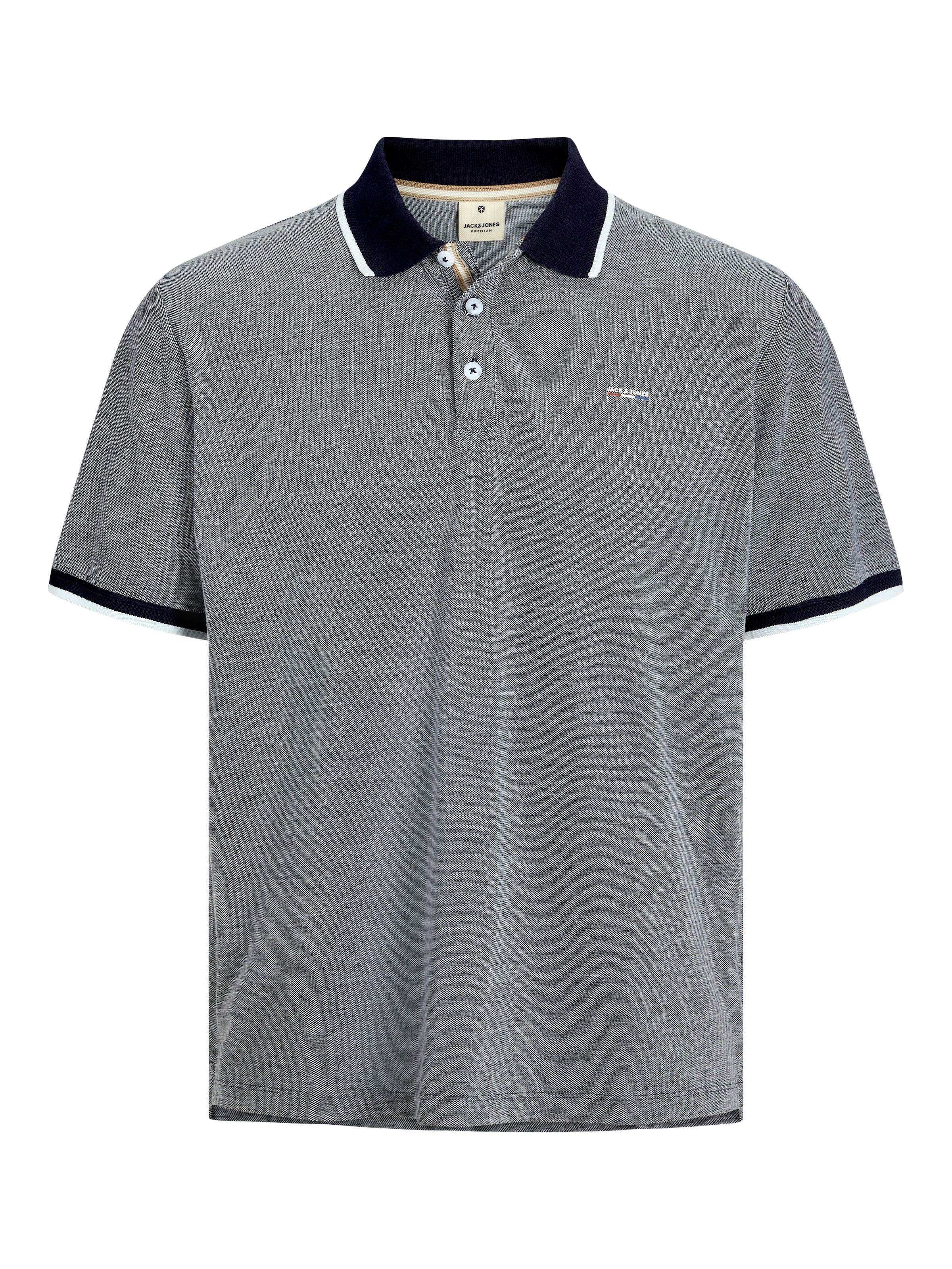Jack & Jones Poloshirt »JPRBLUALVES SS POLO SN« mit Logo Stickerei