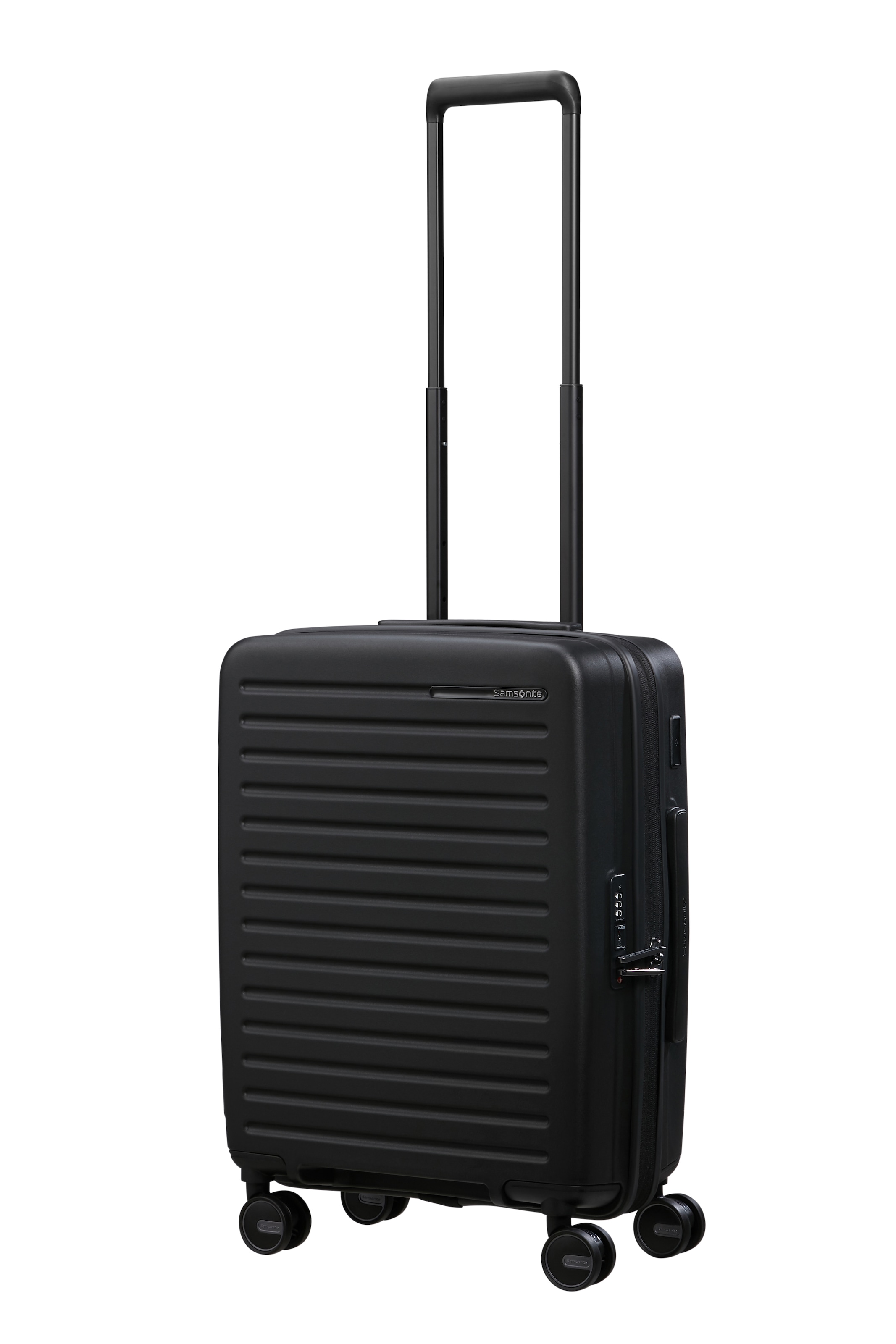 Samsonite Hartschalen-Trolley »RESTACKD« 39 l 4 Rollen mit fester Trennwand und verstellbaren Packgurten