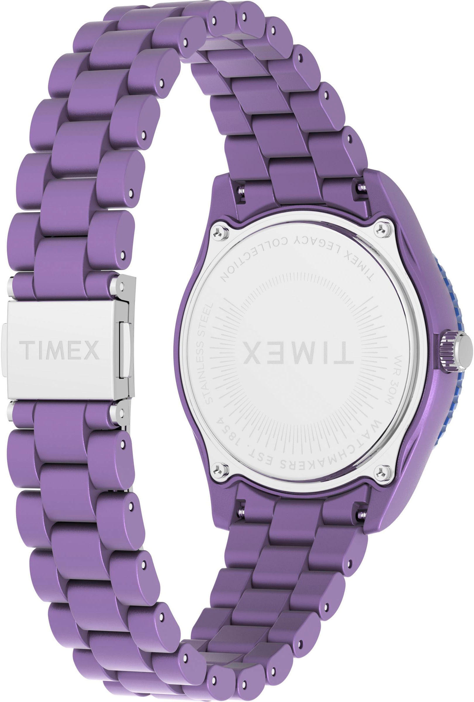 Timex Quarzuhr »LEGACY 37 mm«, Armbanduhr, Damenuhr,Kunststoffarmband, Leuchtzeiger