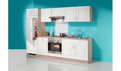 wiho Küchen Küchenzeile »Tilda«, mit E-Geräten, mit Glaskeramik-Kochfeld, Breite 270 cm kaufen