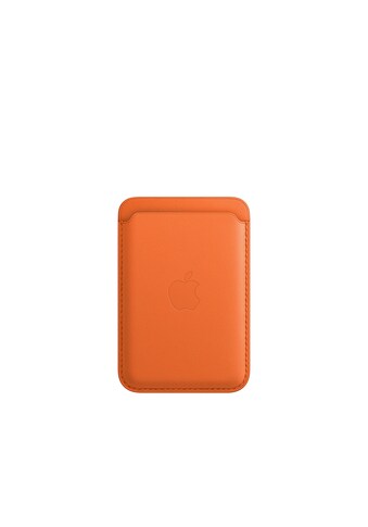Apple Smartphone-Hülle »iPhone Leder Wallet MagSafe Orange« kaufen