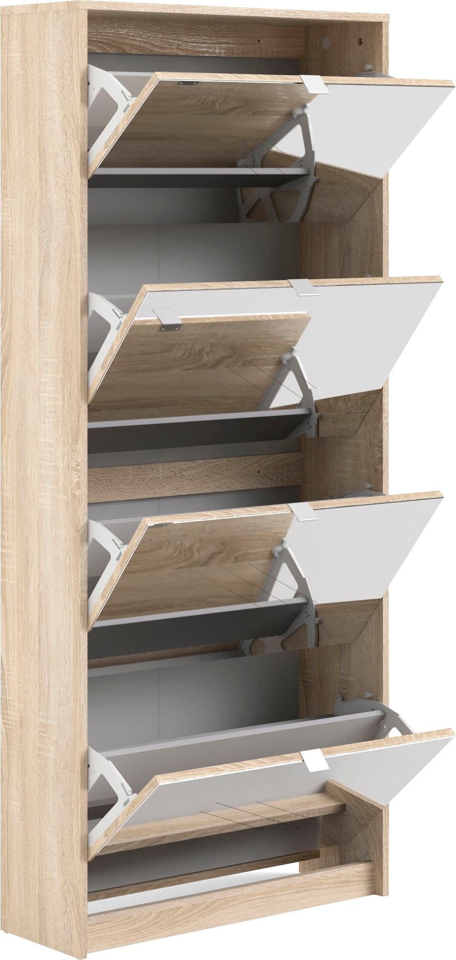 INOSIGN Schuhschrank »Shoes«, verspiegelte Klappenfronten, 2 Fächer, Folienbeschichtet, Höhe 162 cm