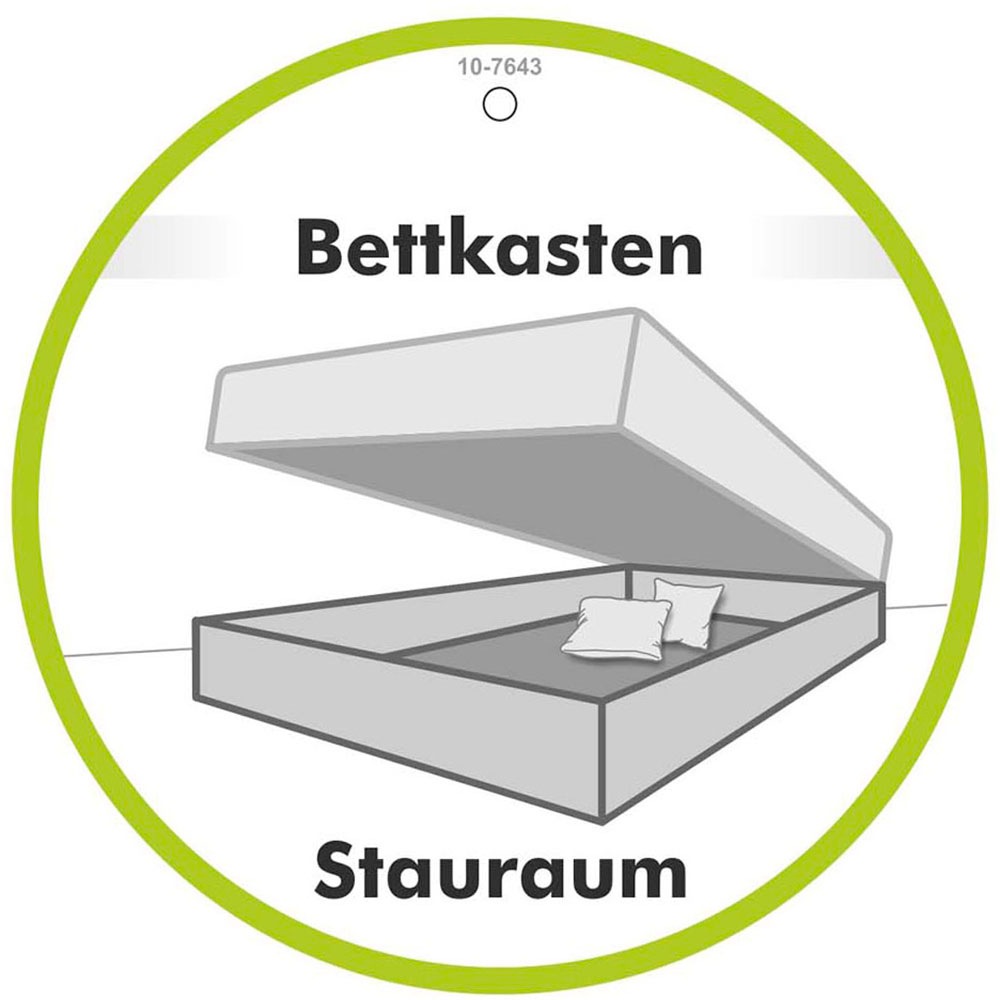 Jockenhöfer Gruppe Boxbett »Molly in der Breite 180cm, inkl. Bettkasten« 7-Zonen-TTFK-Matratze, Kaltschaum-Topper, verschiedenen Farben