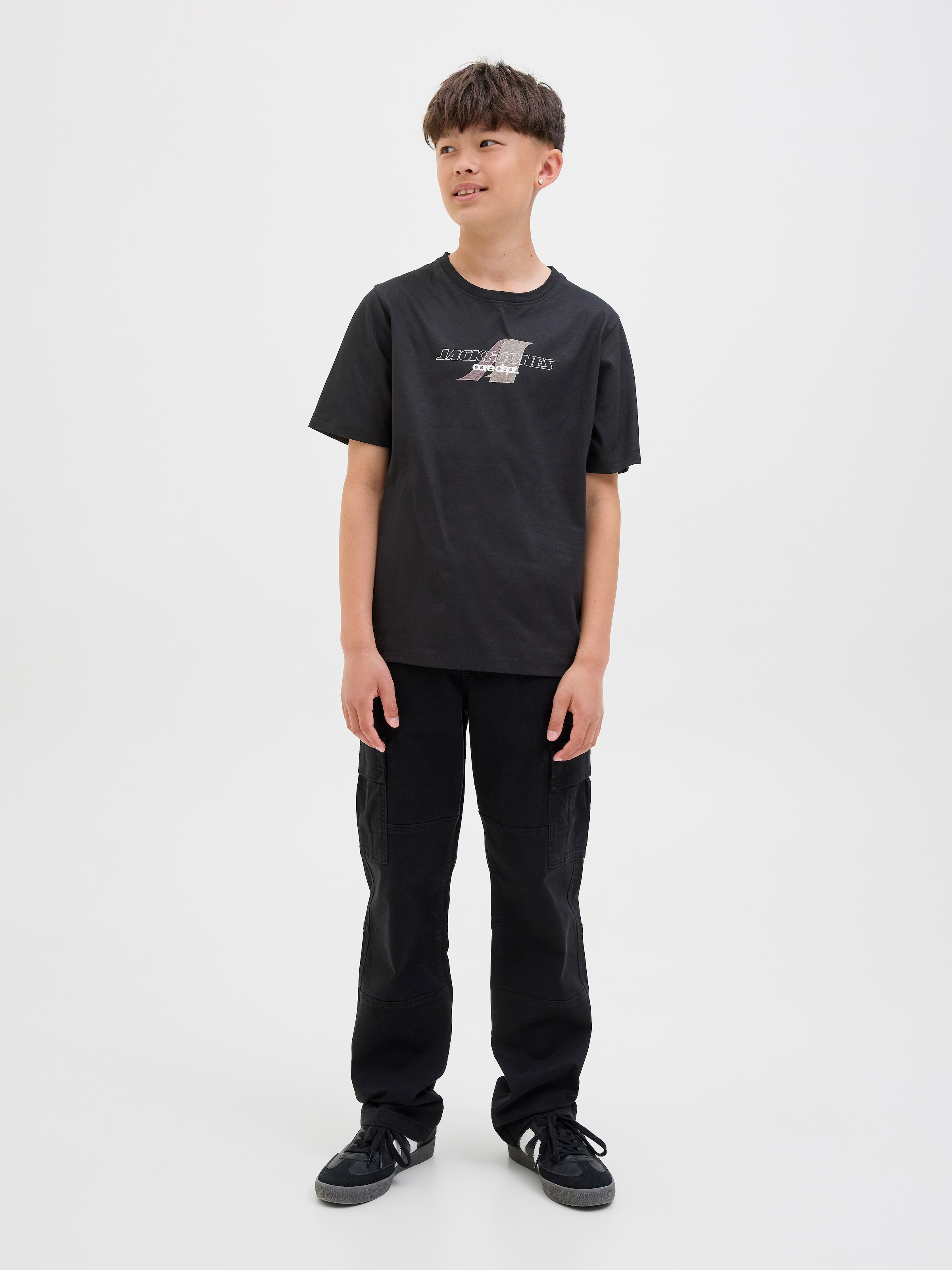 Jack & Jones Junior T-Shirt »JCOTIER FRONT PRINT TEE SS CN SN JNR«