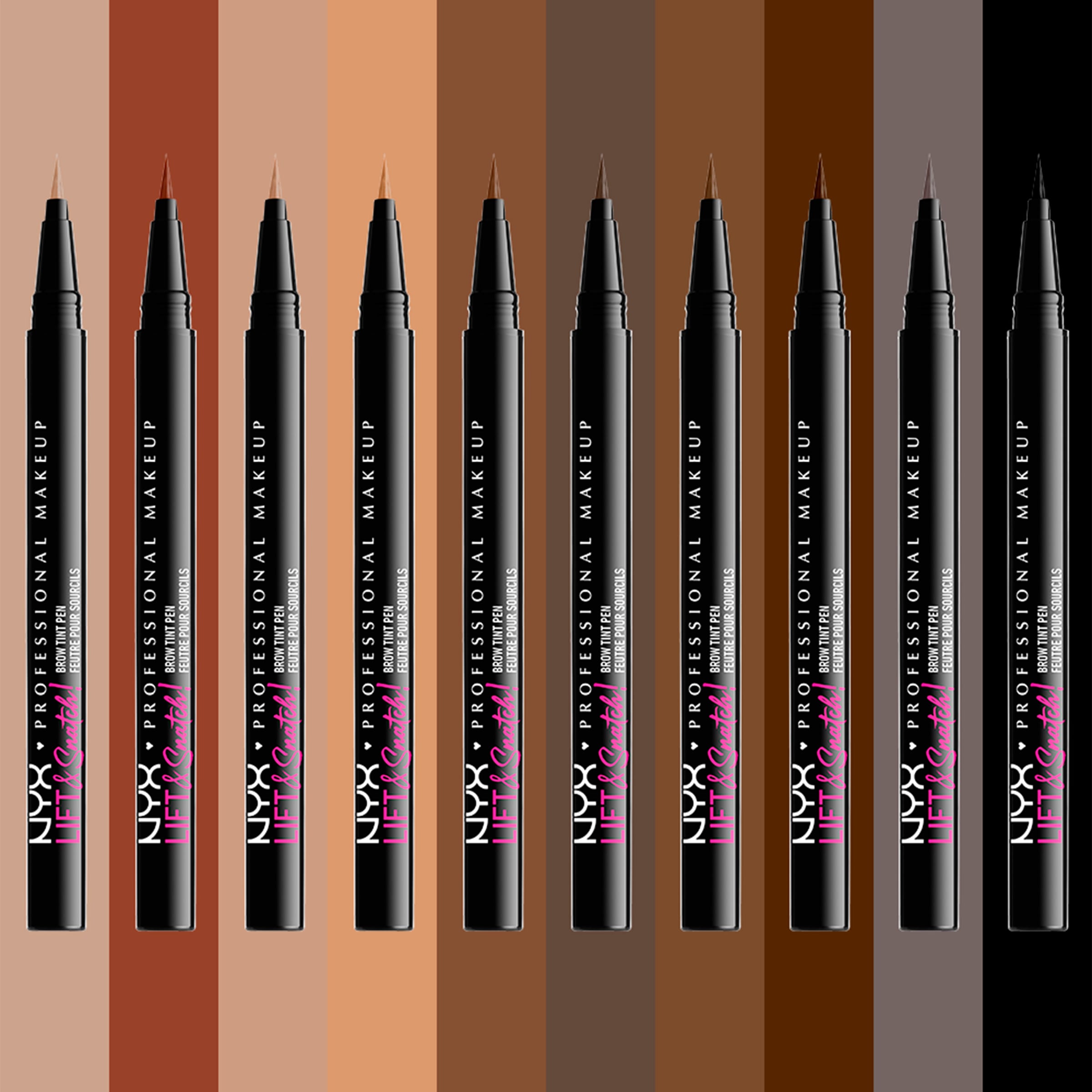NYX Augenbrauen-Stift »Professional Makeup Lift & Snatch Brow Tint Pen« mit ultra dünner Spitze