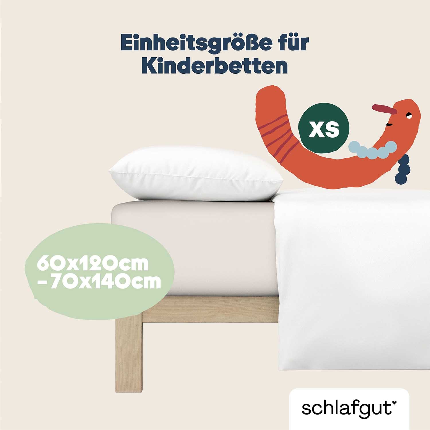 Schlafgut Spannbettlaken »Casual Mini Spannbettlaken«, für Kinder, MADE IN GREEN by OEKO-TEX®