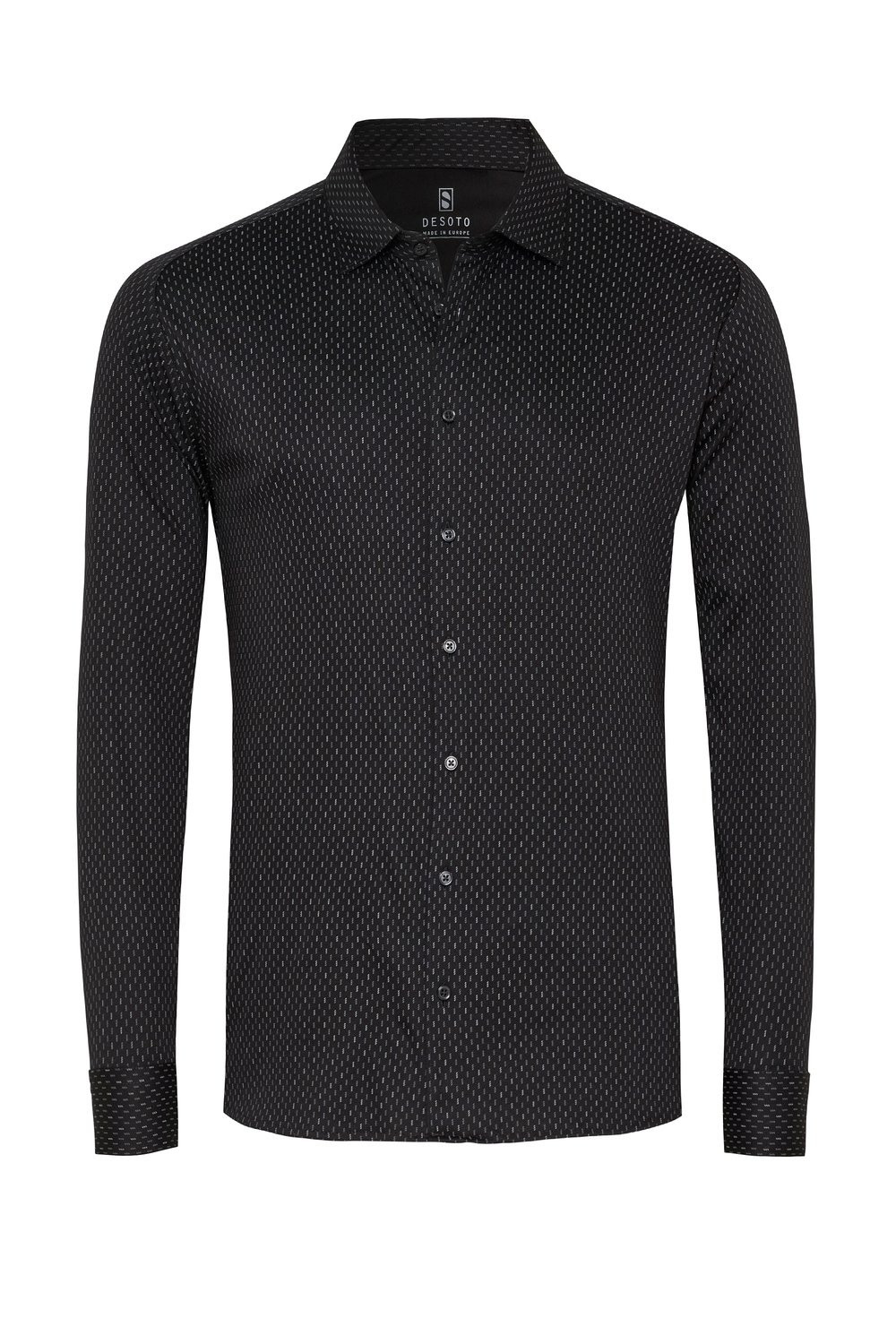 DESOTO Langarmhemd »Jerseyhemd Casual Kent«