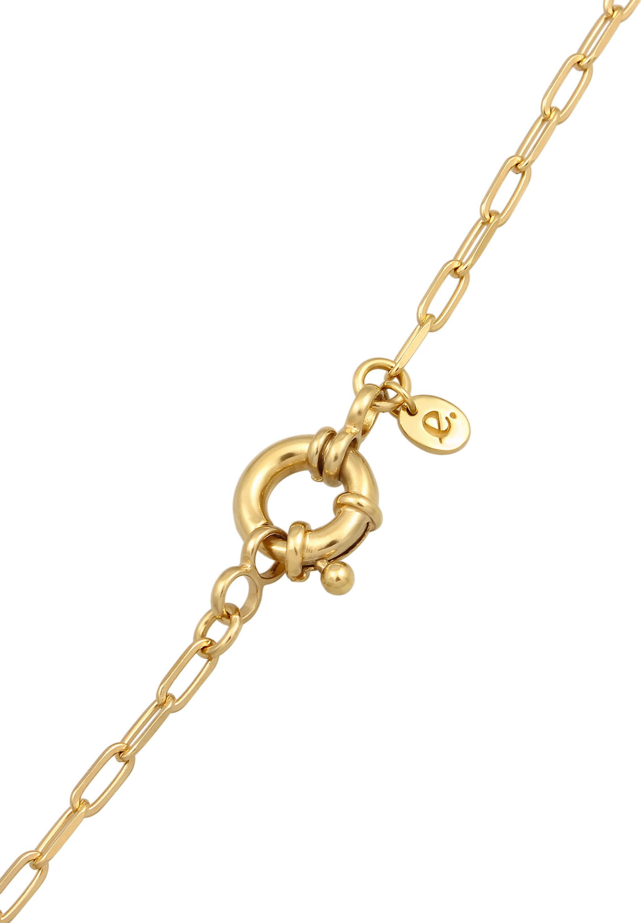 Elli Kette ohne Anhänger »Halskette Gliederkette Federring Modern 925 Sterling Silber«
