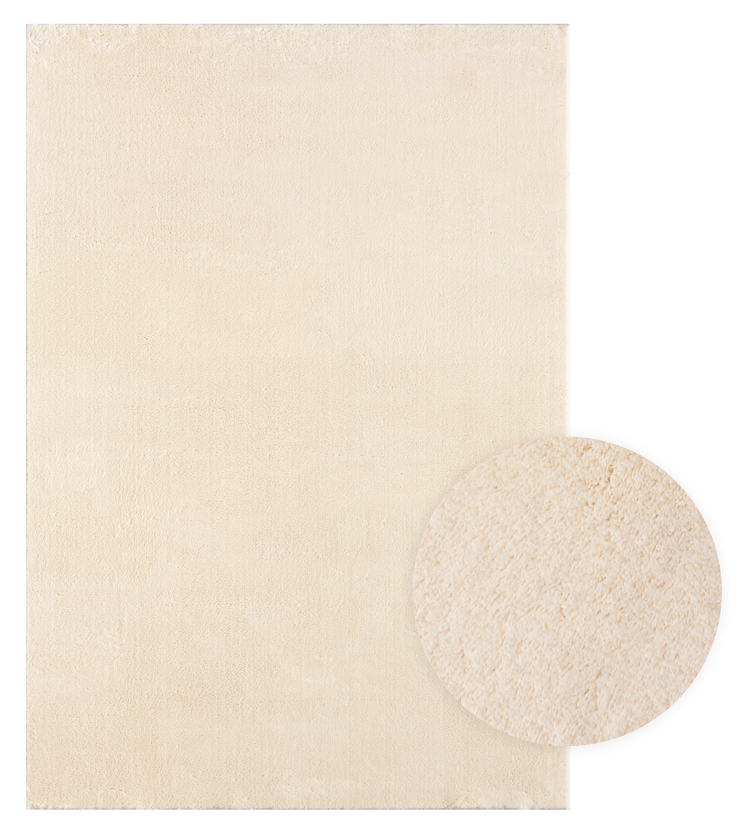 OTTO home Teppich »Arabell, Kunstfellteppich, Felloptik, waschbar,« rechteckig 16 mm Höhe flauschig, kuschelig, Anti-Rutsch-Unterseite, Wohnzimmer, Schlafzimmer