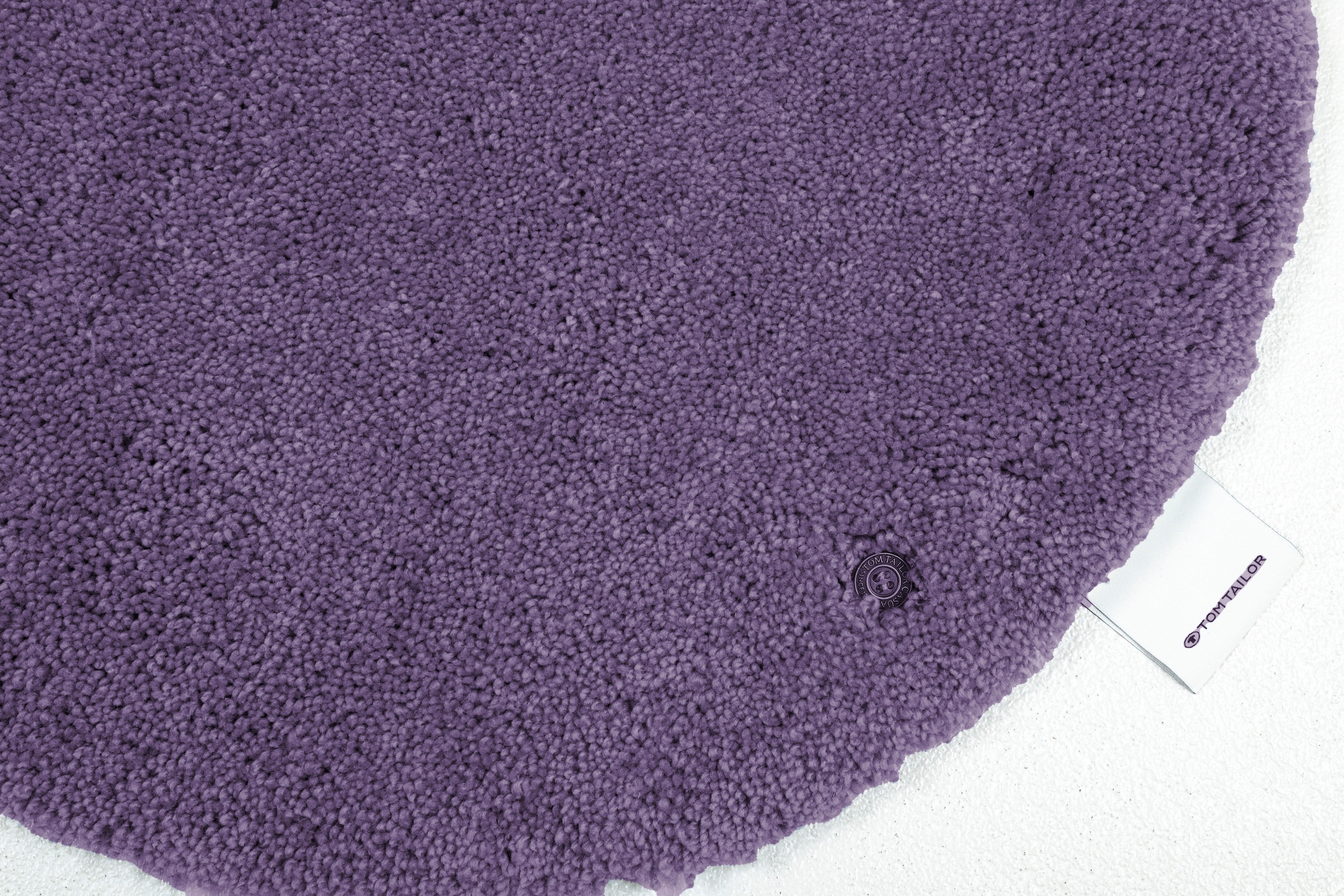TOM TAILOR HOME Badematte »Cozy Bath UNI«, rutschhemmend beschichtet, fußbodenheizungsgeeignet, Badteppich, Uni Farben, rechteckig, rund und oval erhältlich