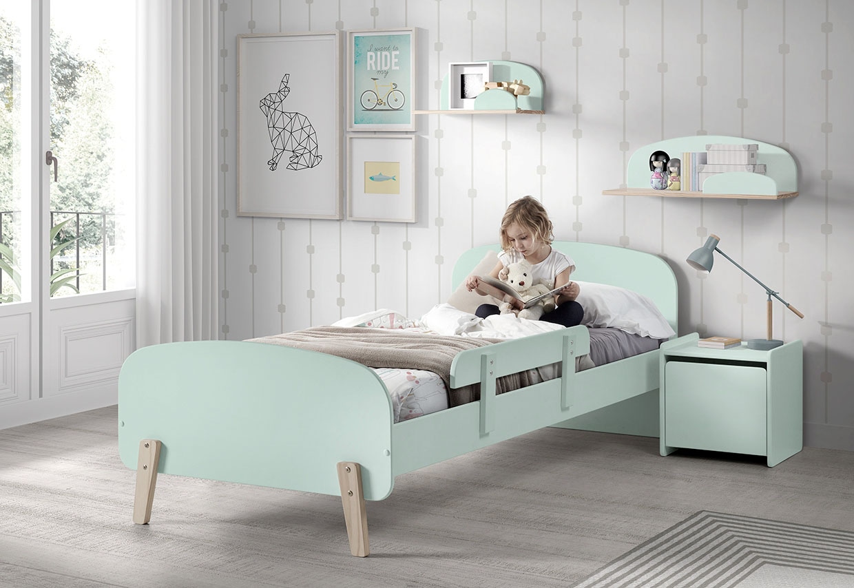 Vipack Nachtkonsole »Kiddy, mit 1 Drehtür, dahinter ein großes Fach«, (B/H/T ca. 40x40x36cm, MDF lackiert, in verschiednen Farben erhältlich), MDF-Oberfläche