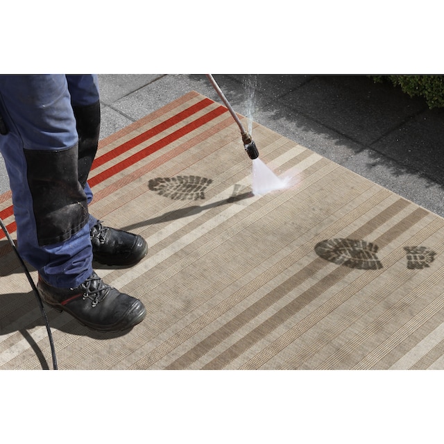 NORTHRUGS Teppich »Paros«, rechteckig, Streifen Design, Robust,  Pflegeleicht, Flachgewebe online kaufen