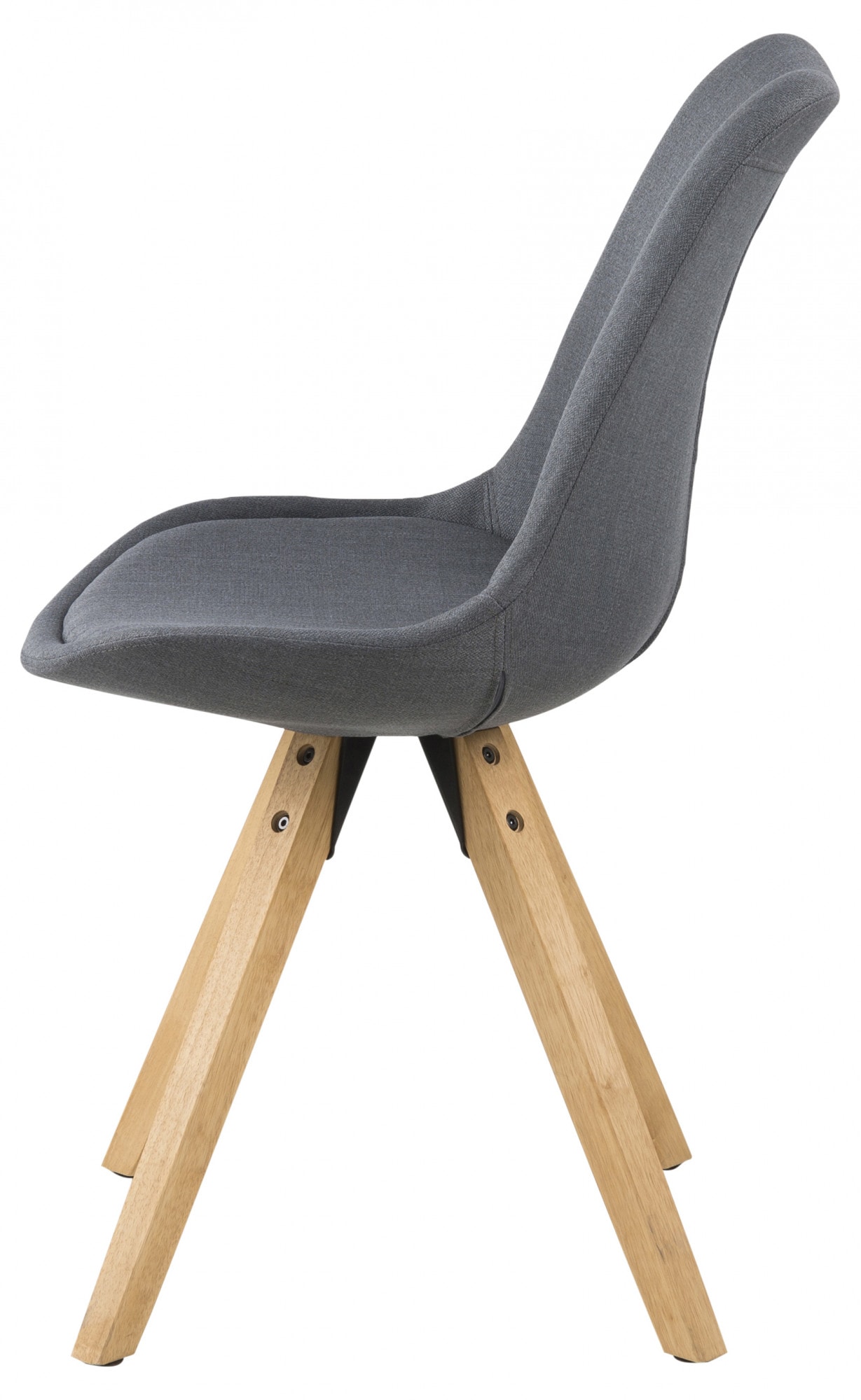 ACTONA GROUP Esszimmerstuhl »Dian«, (Set), 2 St., Organisch geformter Sitz mit Kissen. Beine aus Massivholz Gummibaum