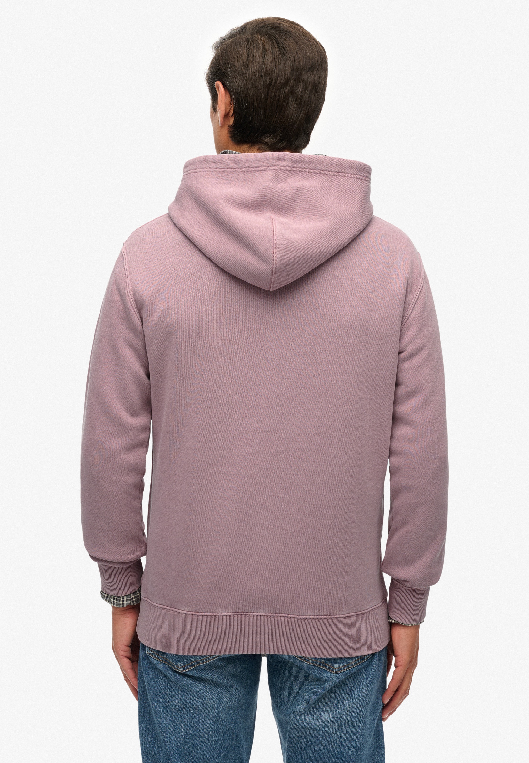 Superdry Kapuzensweatshirt »MICRO LOGO HOOD«, aus Baumwolle und Polyester, Relaxed Fit, angeraute Sweatware
