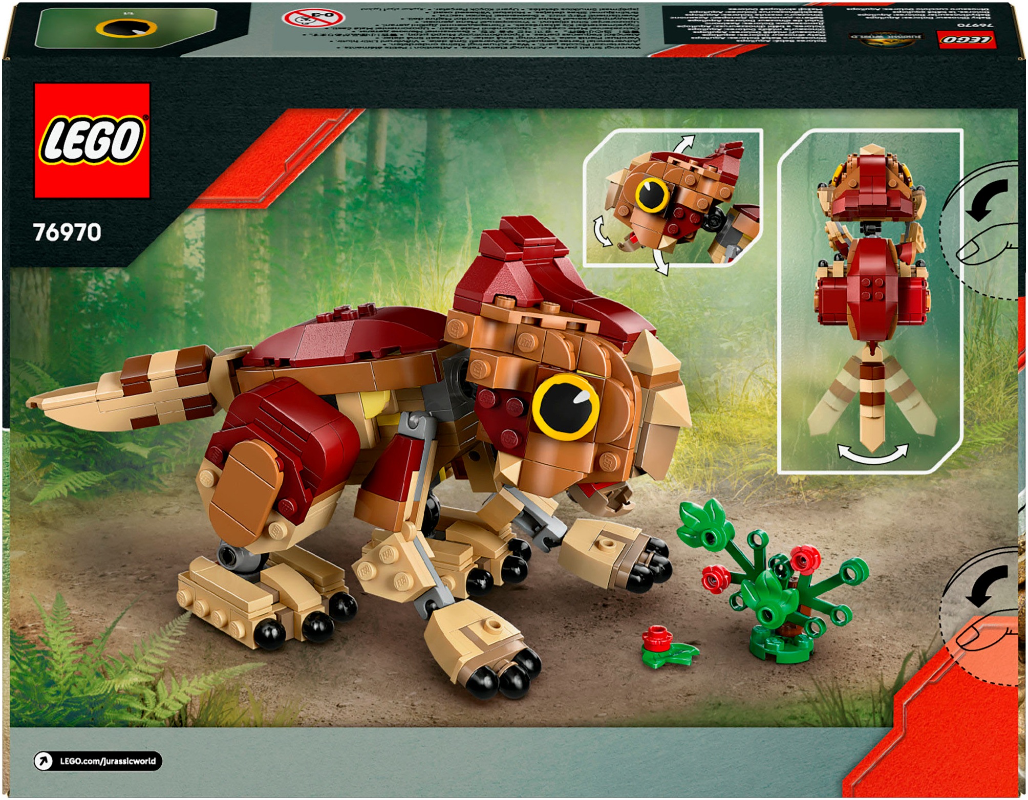 LEGO® Konstruktionsspielsteine »Babydinosaurier Dolores: Aquilops (76970), LEGO Jurassic World« Made in Europe