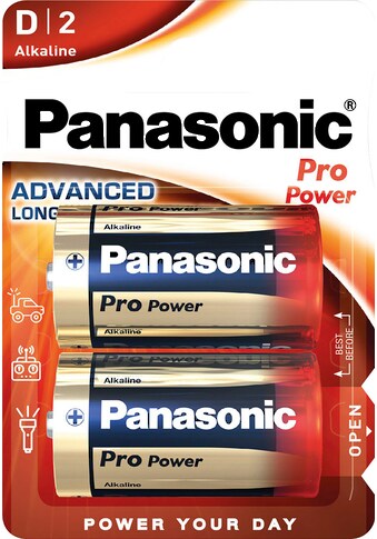 Panasonic Batterie »Pro Power - D«, LR20, 1,5 V, (Set, 2 St.) kaufen