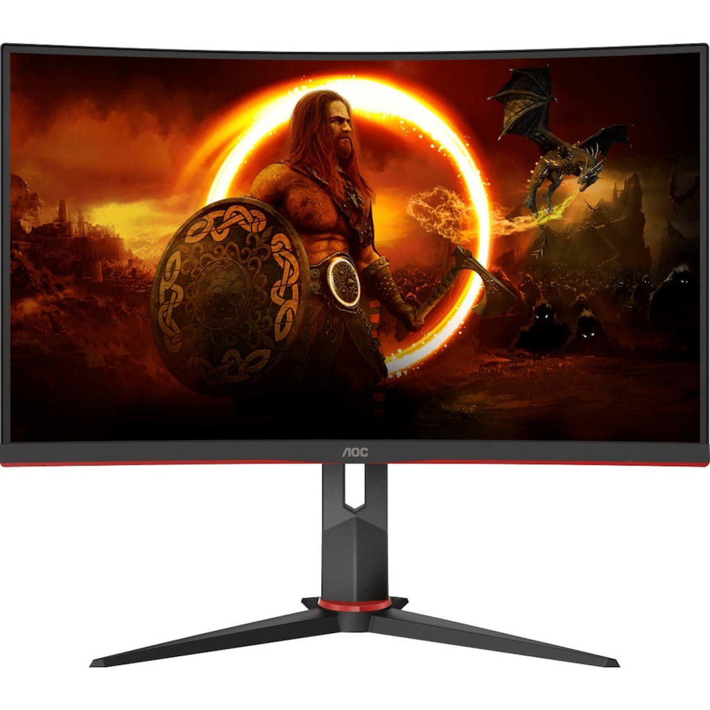 AOC Curved-Gaming-Monitor »CQ27G2U/BK«, 68,6 cm/27 Zoll, 2560 x 1440 px, QHD, 1 ms Reaktionszeit, 144 Hz