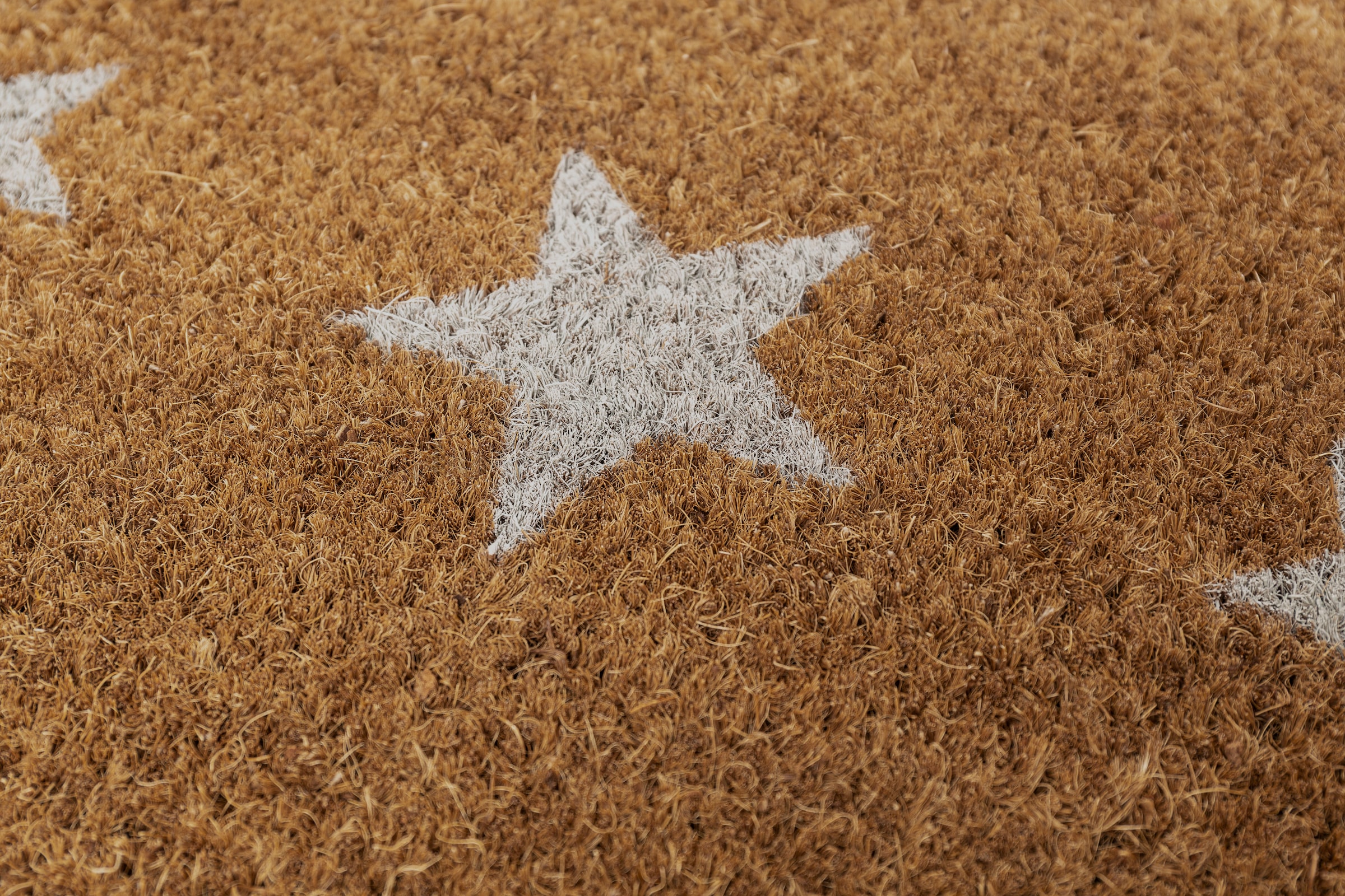 Andiamo Fußmatte »Kokos Sterne«, rechteckig, Schmutzfangmatte, Motiv Sterne,  In- und Outdoor geeignet | Fußmatten
