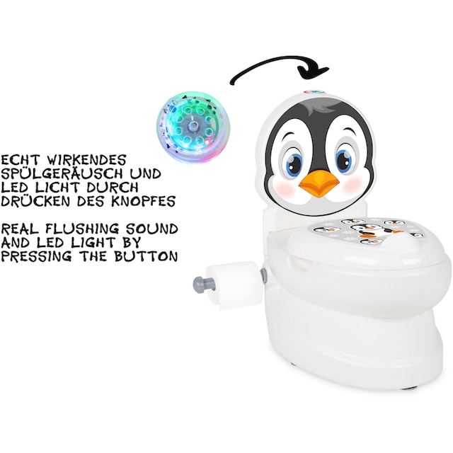 Jamara Toilettentrainer »Meine kleine Toilette, Pinguin«, mit Licht und  Sound bei