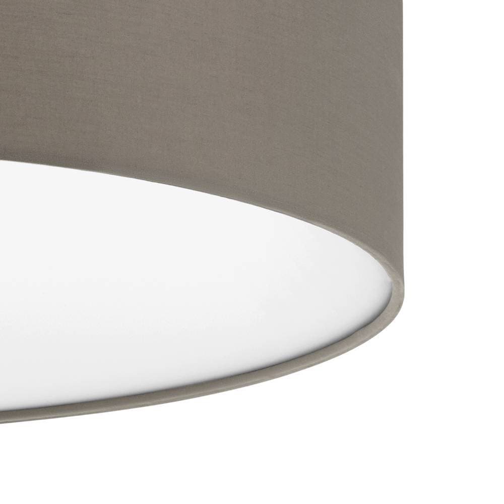 EGLO Deckenleuchte »PASTERI«, 3 flammig, Leuchtmittel E27 | Leuchtmittel wechselbar-ohne Leuchtmittel, Deckenleuchte aus Textil und Kunststoff, Flurlampe Decke, E27, Ø 57 cm
