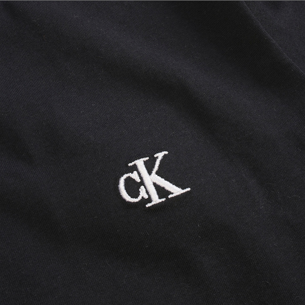 Calvin Klein Jeans T-Shirt »CK EMBROIDERY SLIM TEE«, mit gesticktem CK Logo auf der Brust