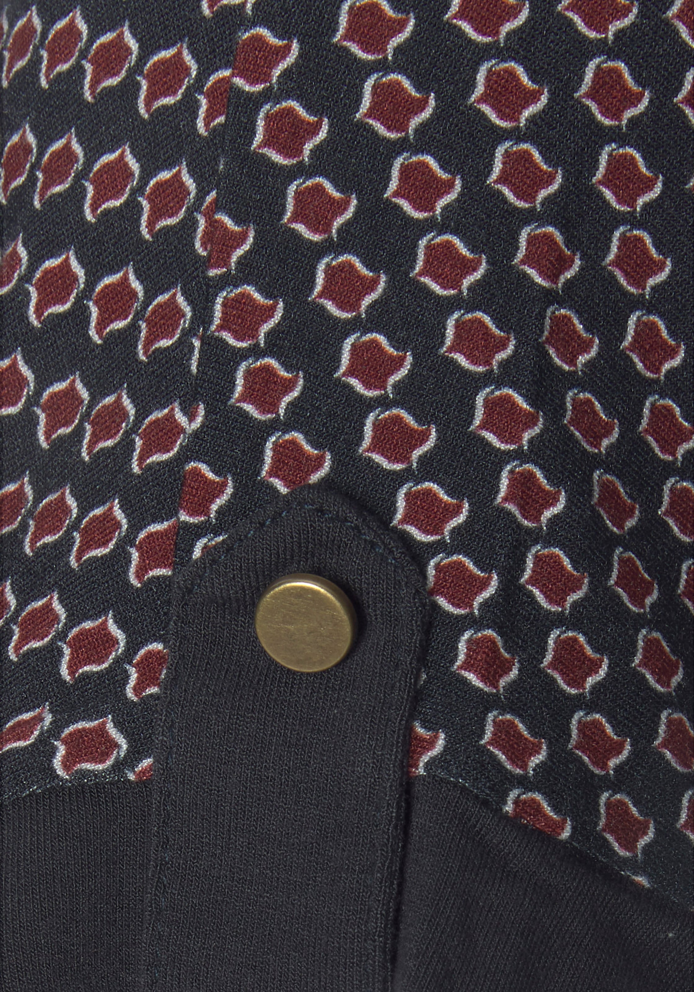 Vivance Kurzarmshirt »mit dekorativem Ärmelsaum«, aus weichem Viskose-Stretch