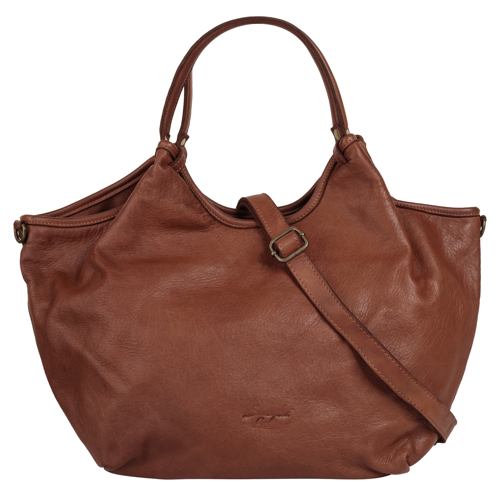 Samantha Look Henkeltasche, echt Leder, Made in Italy