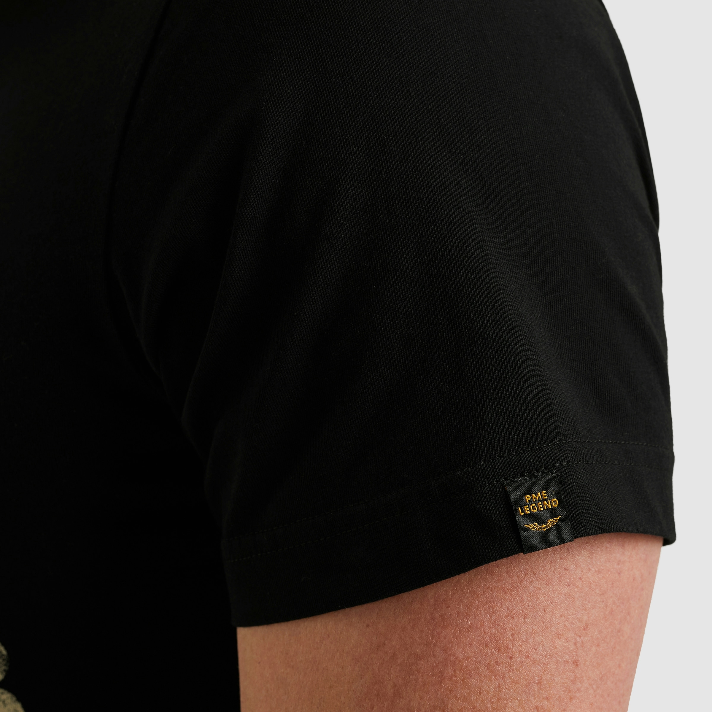 PME LEGEND T-Shirt mit Logo-Stickerei und Print