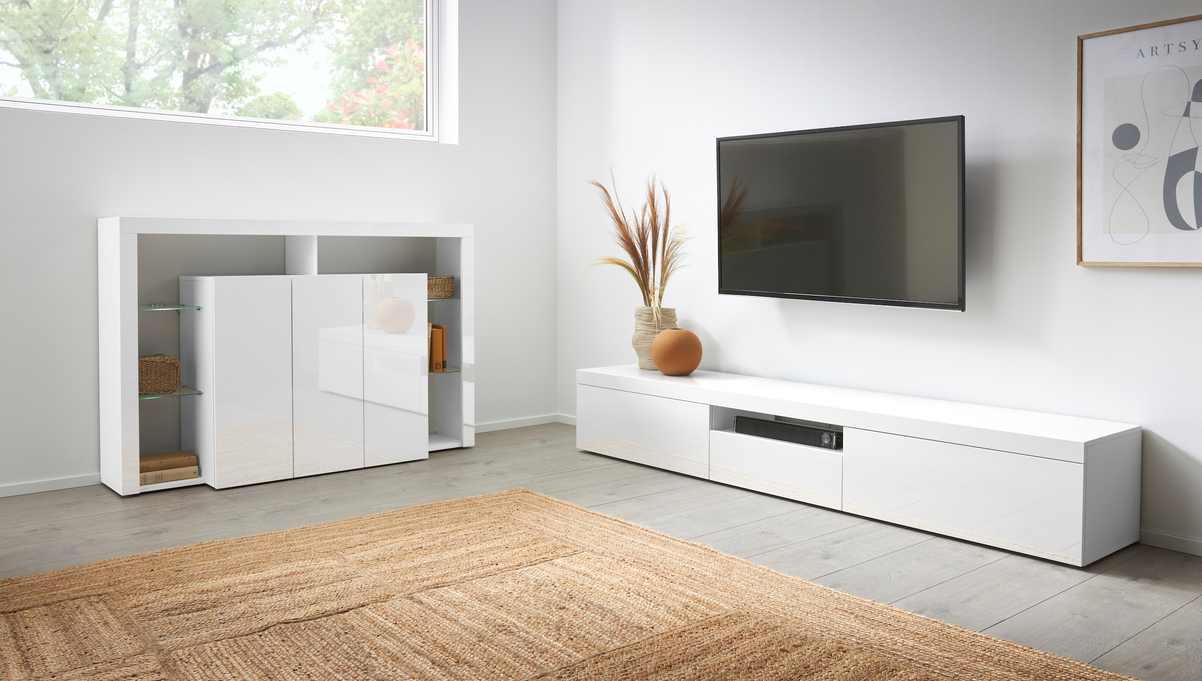 INOSIGN Highboard »Essential«, Höhe ca. 100 cm