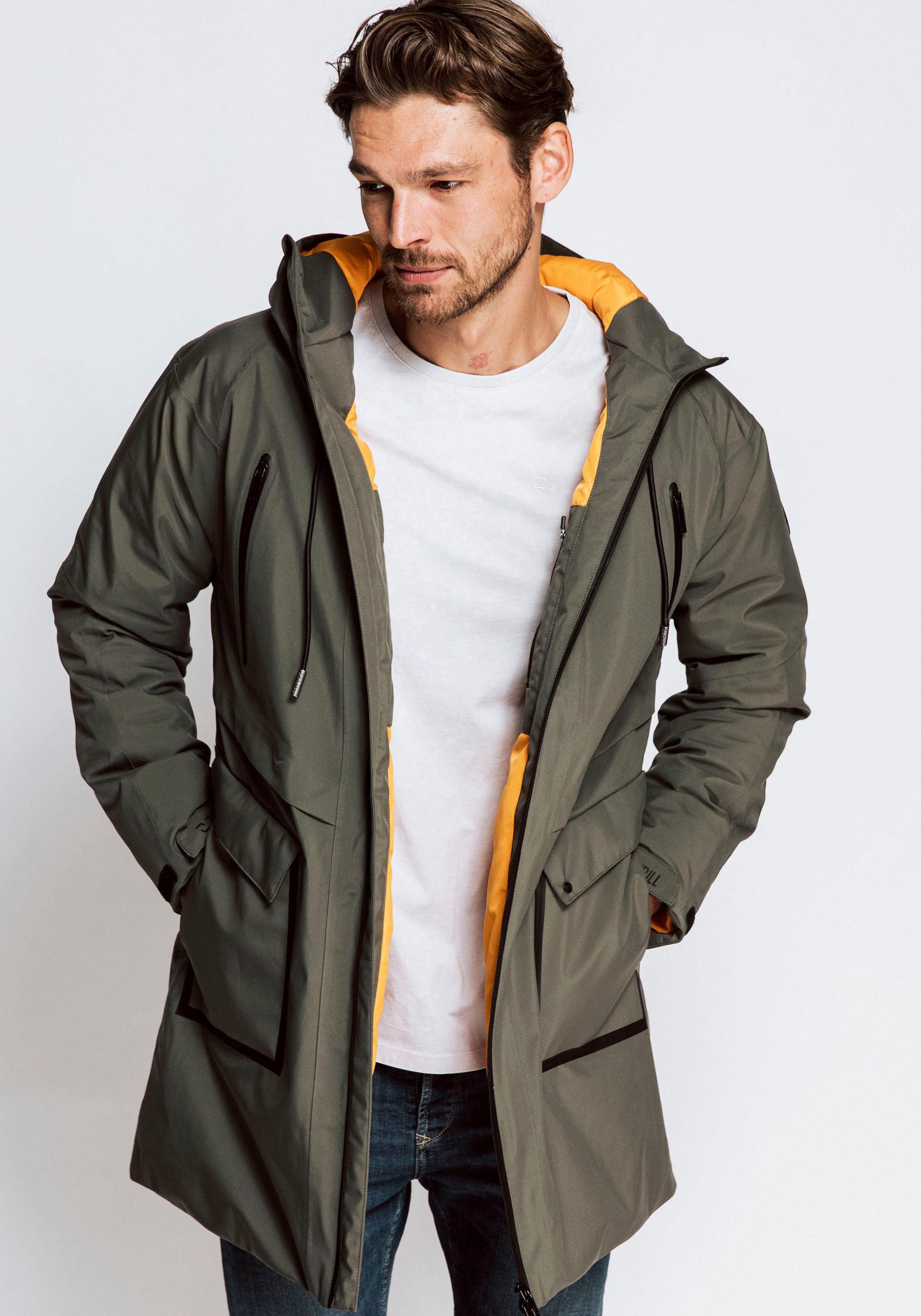 Outdoorjacke »JANKO«, mit Kapuze, mit Reißverschluss-Brusttaschen