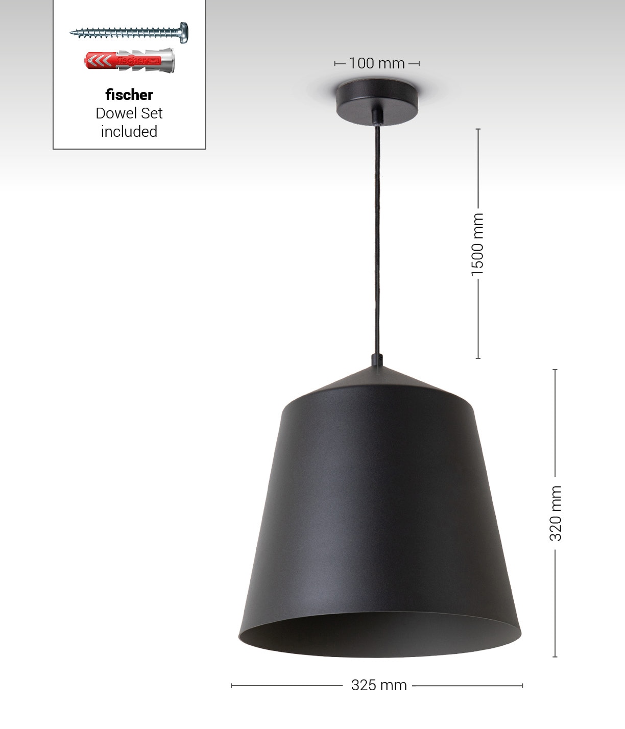 Paco Home Deckenleuchte »Jackson«, 1 flammig, Leuchtmittel E27 | ohne Leuchtmittel, Wohnzimmer Esszimmer Pulverbeschichtet Industrial Design E27