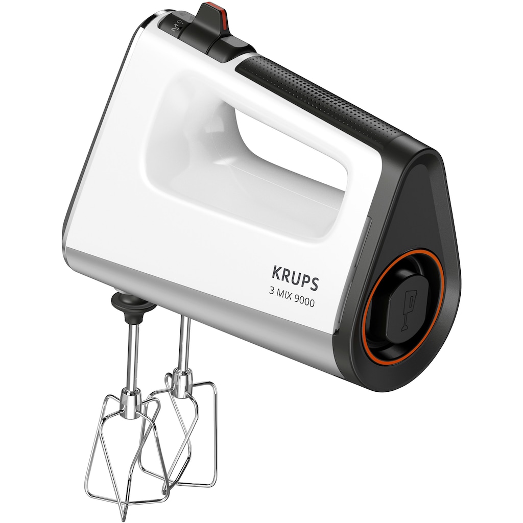 Krups Handmixer »GN9121 3, Mix 9000«, 750 W, inkl. Schneebesen, Knethaken, Pürierstab-Aufsatz, Messbecher