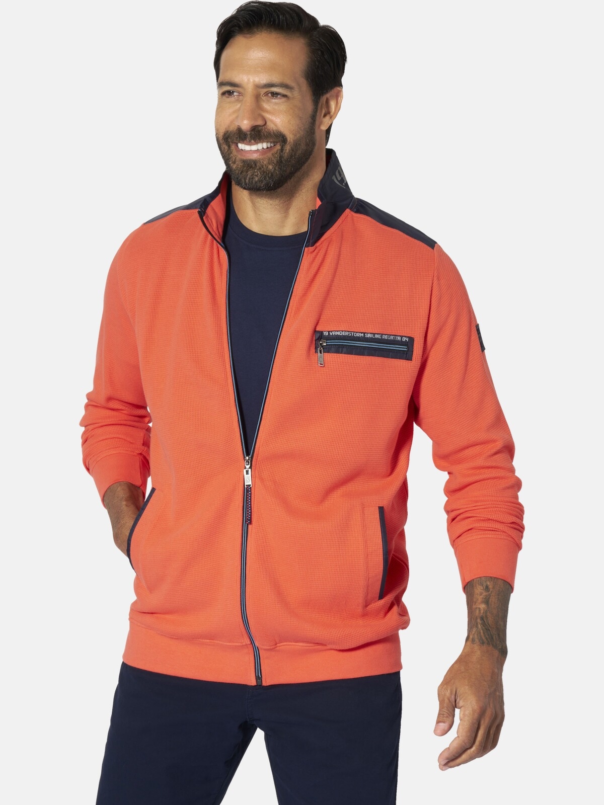 Jan Vanderstorm Sweatjacke »Sweatjacke LEEVEN«