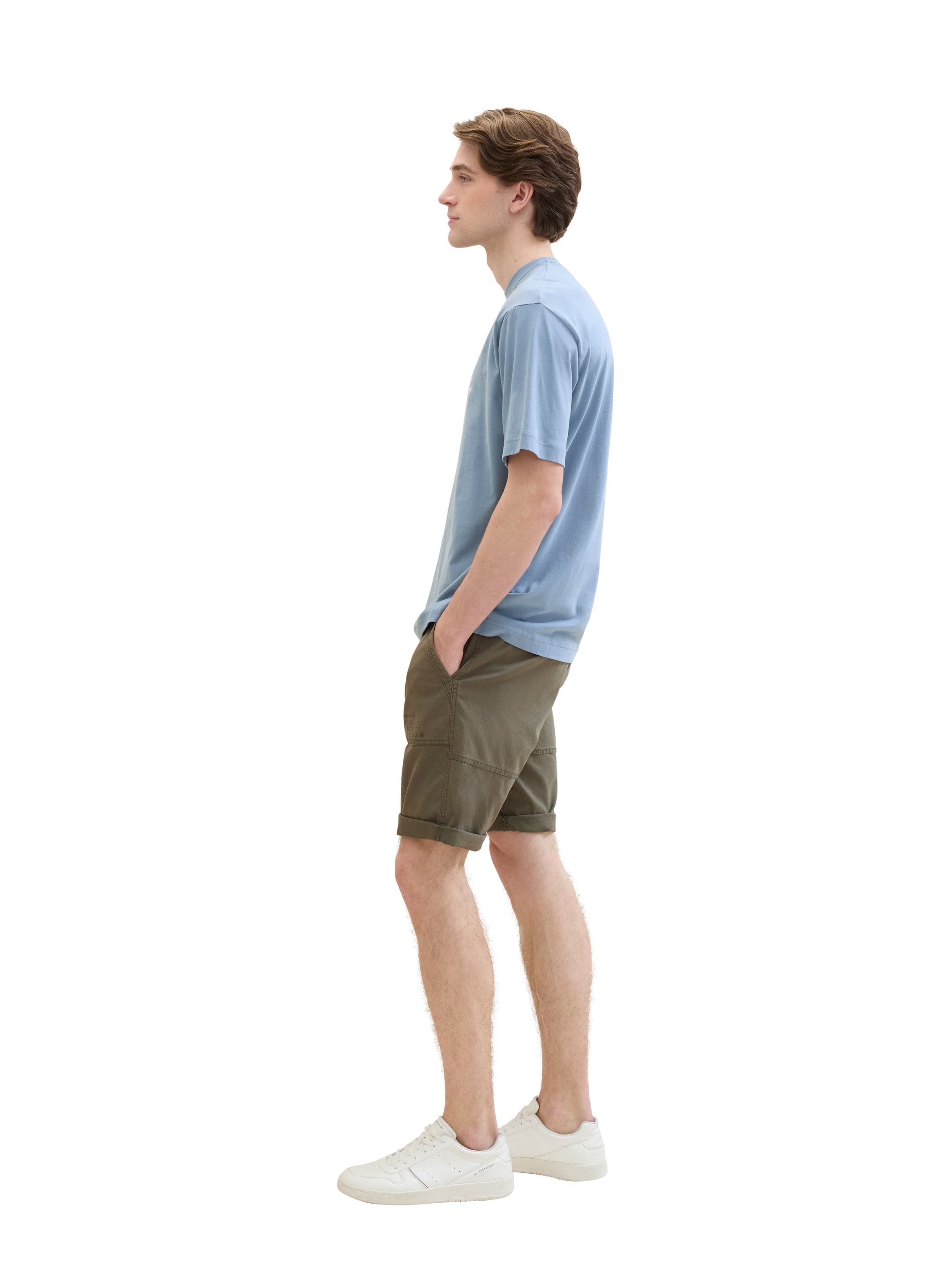TOM TAILOR Bermudas, Sommerhose mit Utility Details