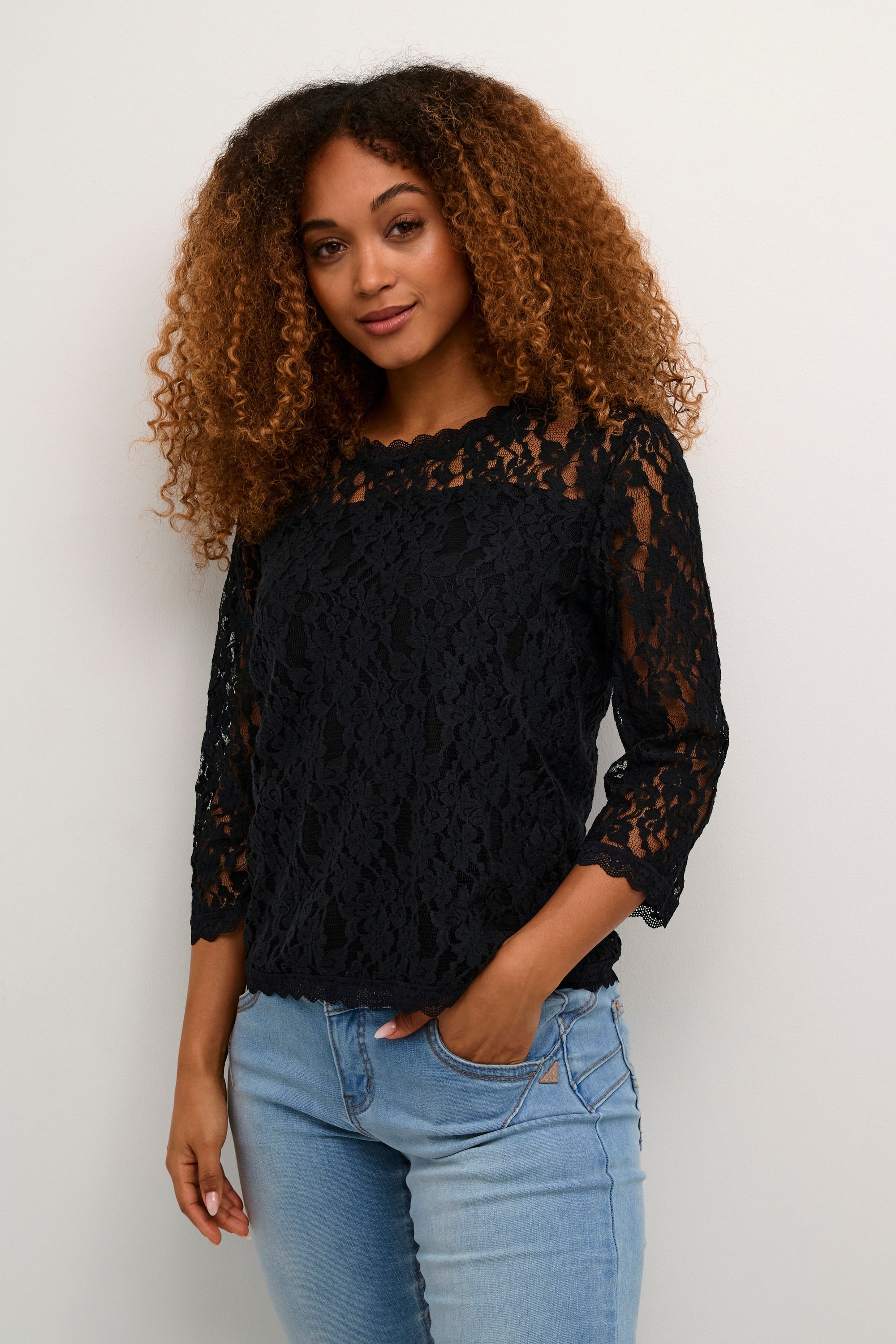 Cream Kurzarmbluse »Damen Bluse kurzarm CRKit«