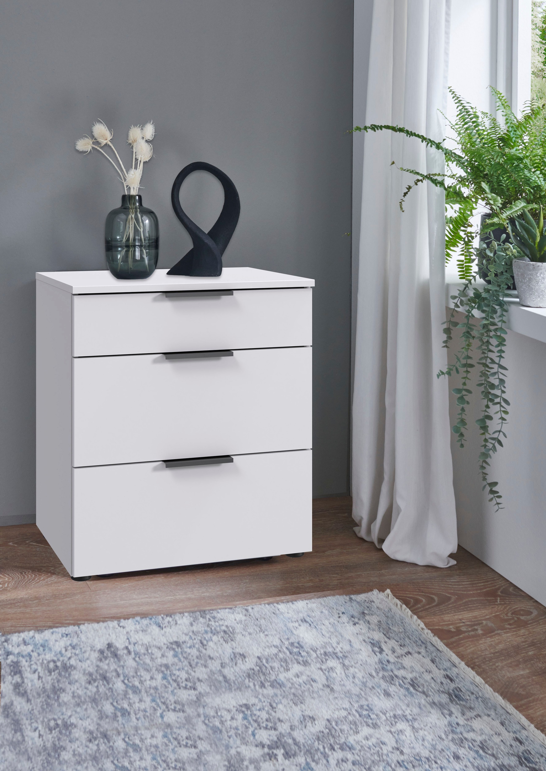 Wimex Nachtkommode »Oxford by fresh to go, mit Schubladen, in 2 Größen« 54cm breit,41cm tief, wahlweise in 2 Höhen,  Mit Soft-close Beschlägen