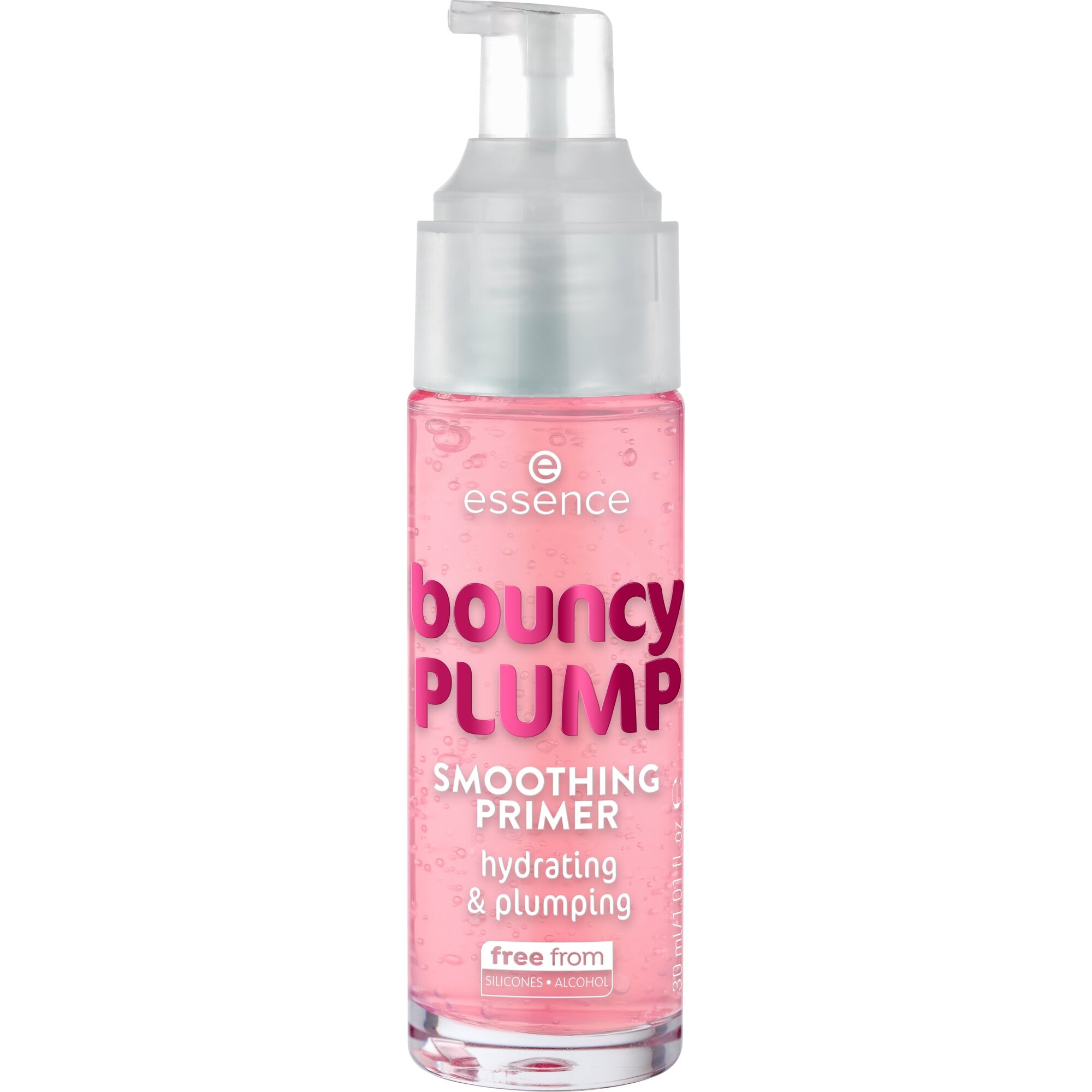 Essence Primer »bouncy PLUMP SMOOTHING PRIMER«, (Set, 3 tlg.), 3-tlg., Mousse, grundierend, glättend, frischer Duft