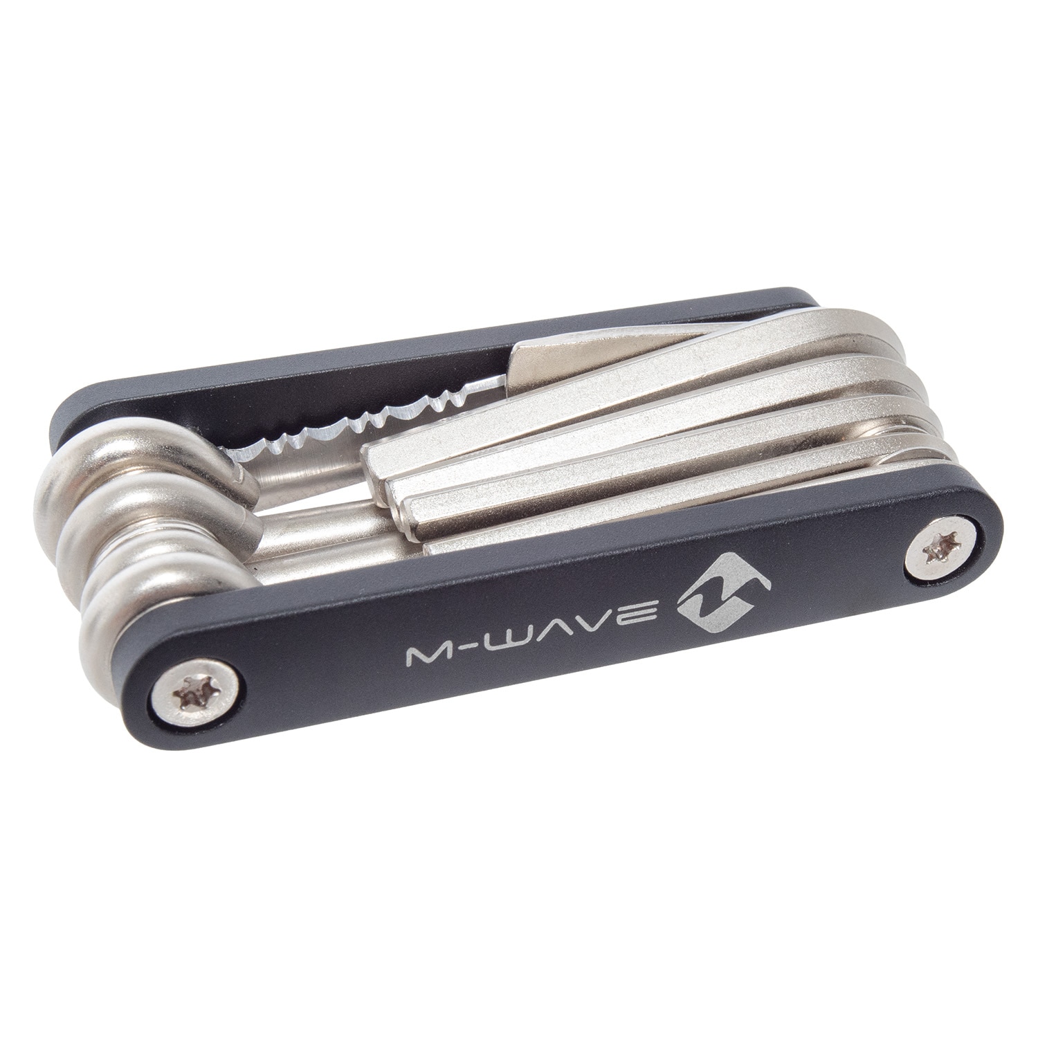 M-Wave Fahrradwerkzeugset »M-Wave-Falt-Werkzeugset Pocket F13« 1 tlg. mit Sicherheitsfuß, mit Gegenplatte, für Montage in der Mitte
