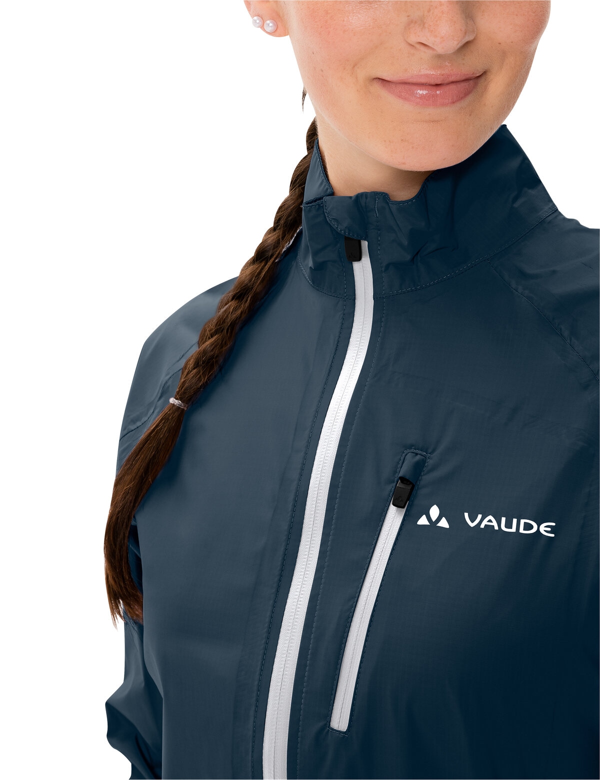 VAUDE Fahrradjacke »WOMEN'S DROP JACKET III« sportlicher Stil, wasserdicht mit 10000 mm Wassersäule, atmungsaktiv