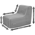Jahnke Gartenlounge-Sessel »Air Lounge«, aufblasbar, 60 cm Sitztiefe