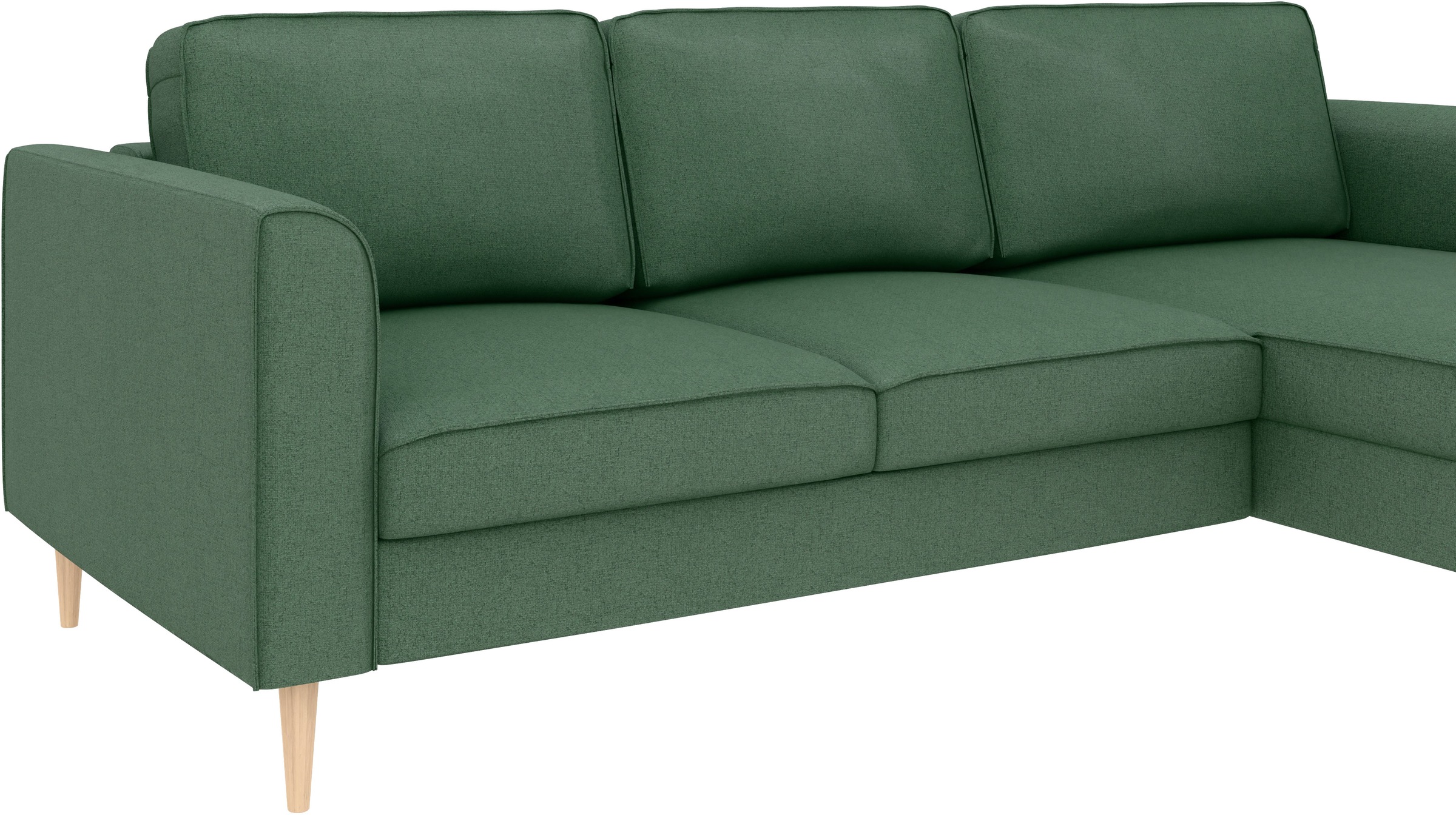 Home affaire Ecksofa »Booster Couch wahlweise mit Schlaffunktion und Bettkasten-auch in Cord«, Recamiere beidseitig montierbar, Sofa in L-Form, 232 cm