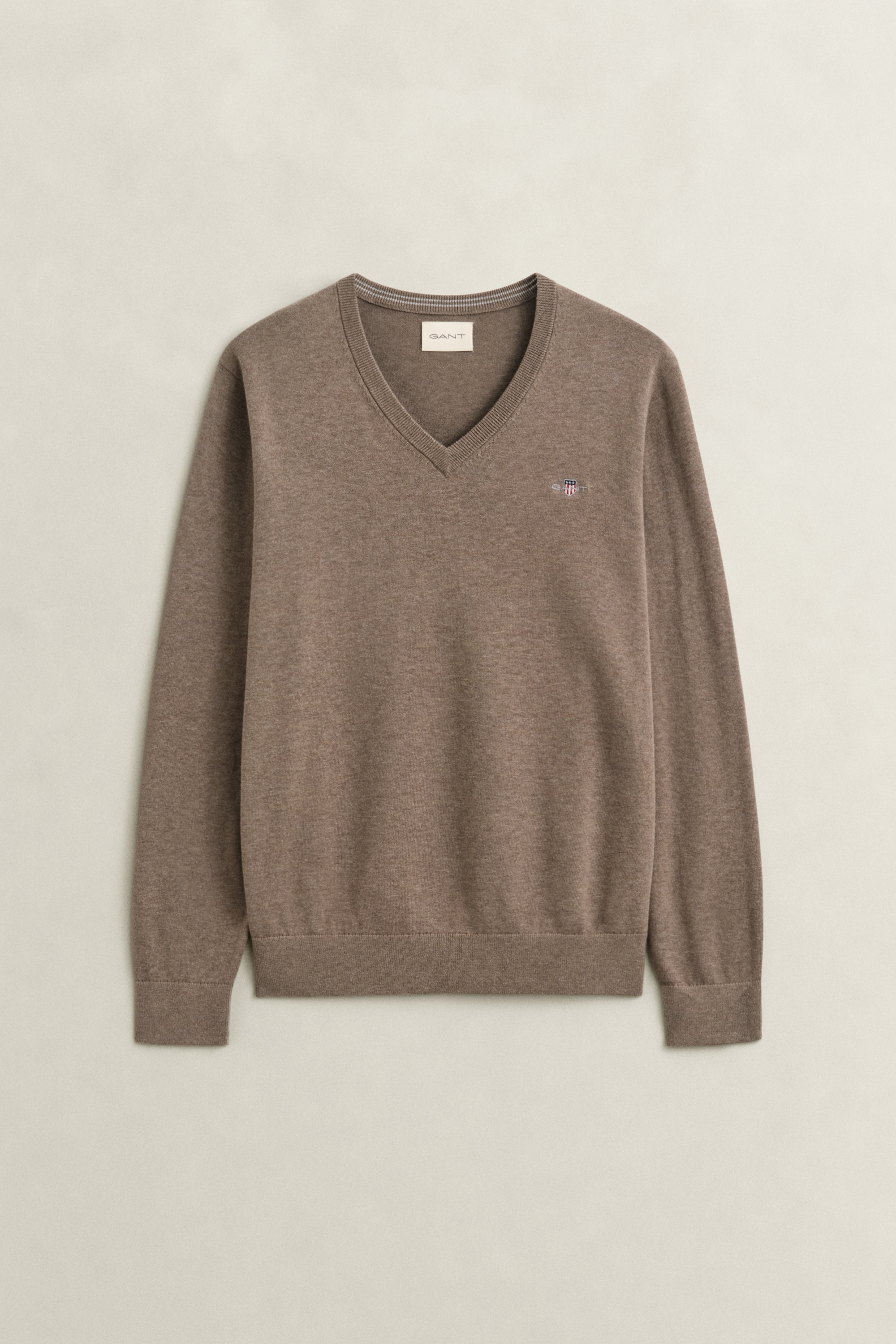Gant V-Ausschnitt-Pullover »CLASSIC COTTON V-NECK« Regular fit mit V-Ausschnitt
