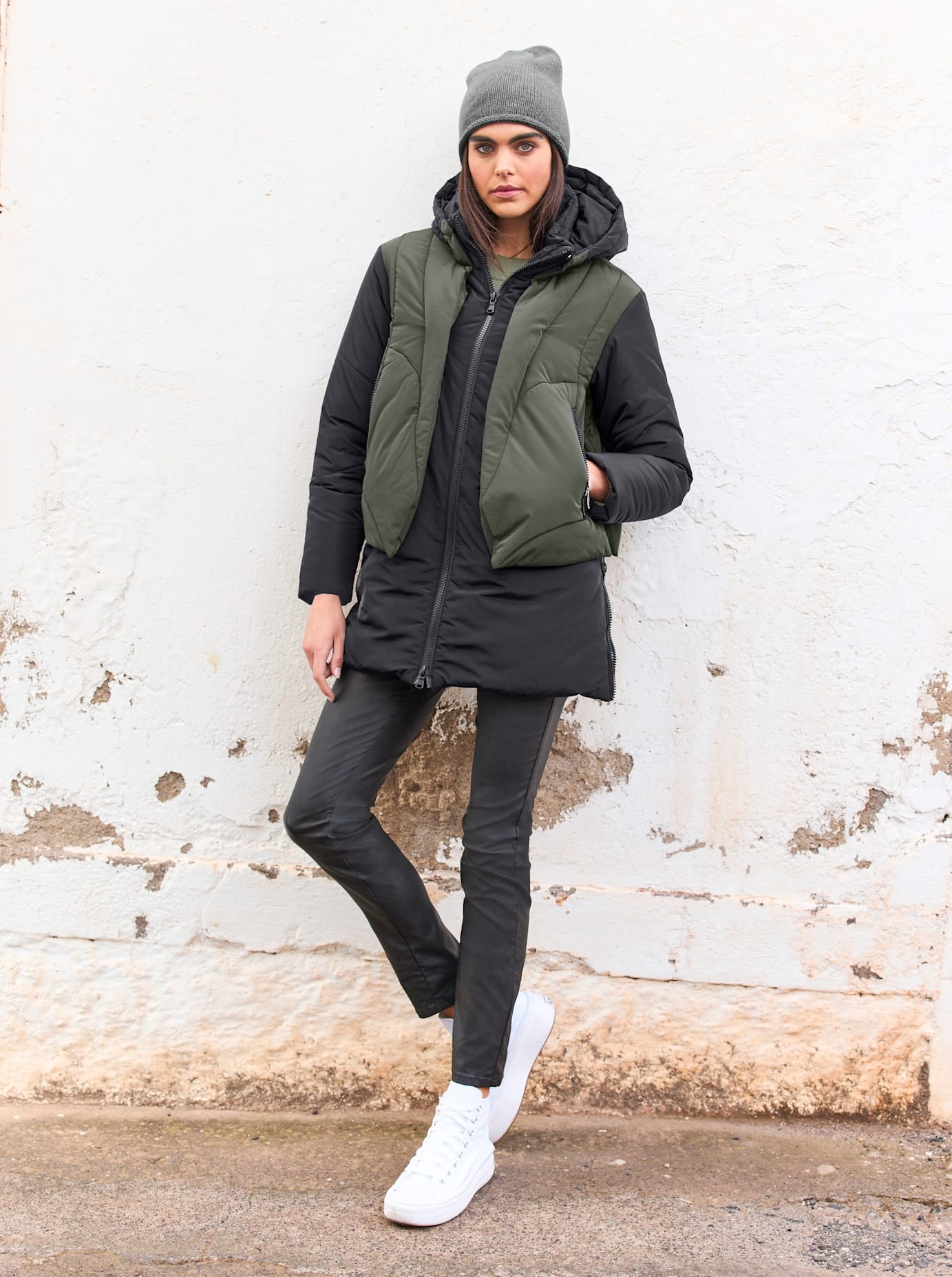 heine Outdoorjacke, mit Kapuze