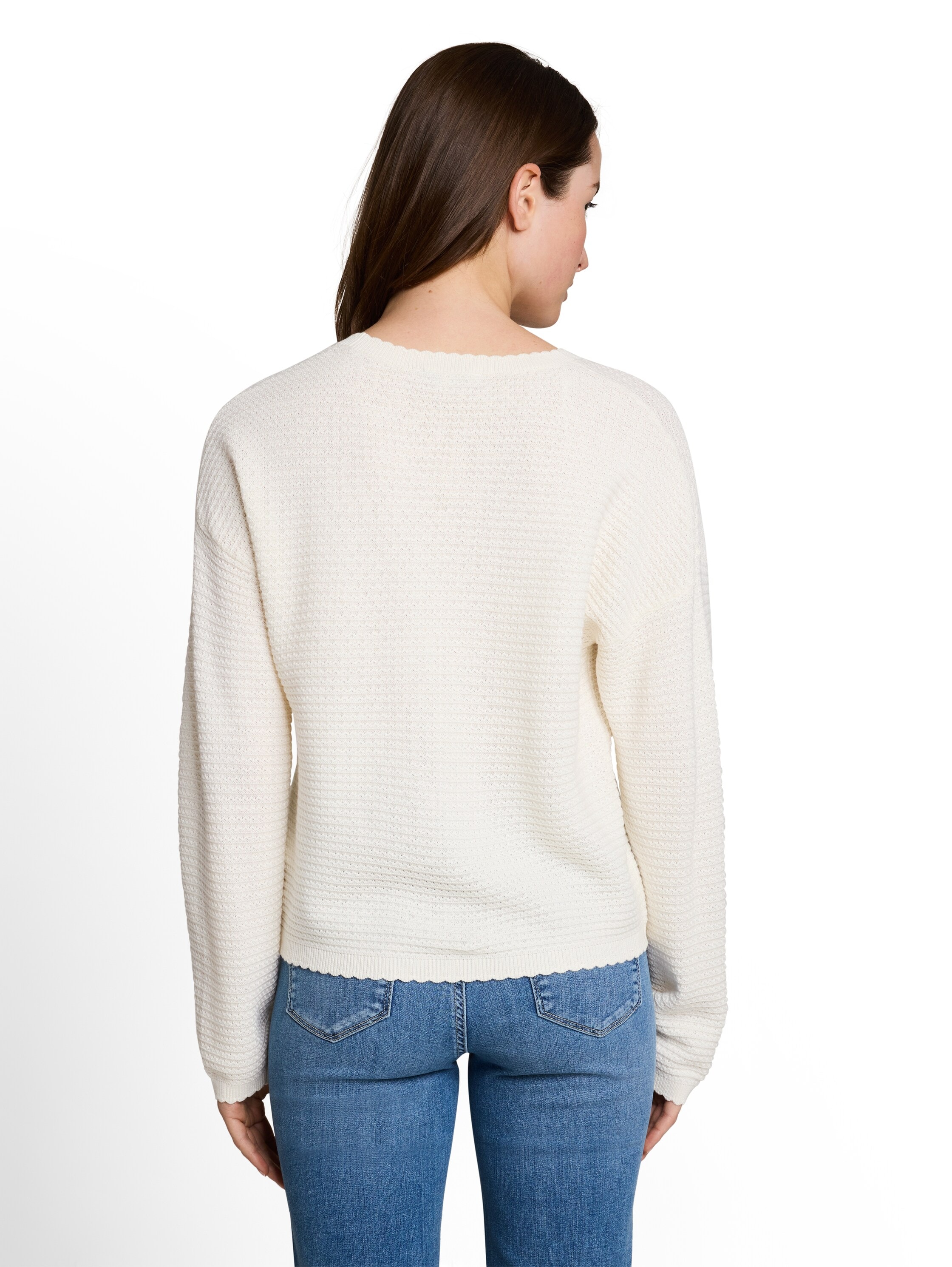 TOM TAILOR Denim V-Ausschnitt-Pullover